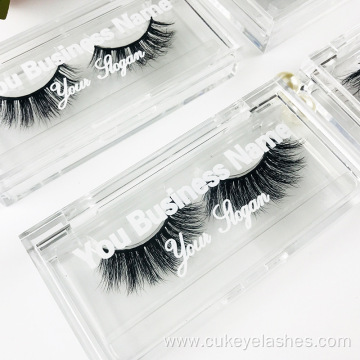 acrylic lashes boxes clear eyelash packaging box